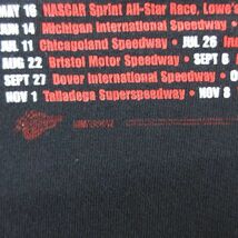 XL/古着 半袖 ビンテージ Tシャツ メンズ 00s ジェフゴードン レーシングカー NASCAR クルーネック 黒 ブラック 23jun28 中古_画像5