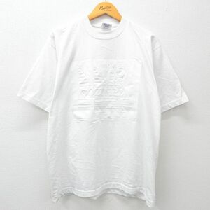 XL/古着 半袖 ビンテージ Tシャツ メンズ 00s メキシコ コスメル コットン クルーネック 白 ホワイト 23jul21 中古