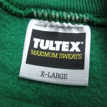 XL/古着 TULTEX 長袖 スウェット メンズ 90s ケープコッド マサチューセッツ ラグラン クルーネック 緑 グリーン 23oct20 中古 スエッ_画像4
