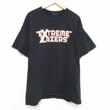 XL/古着 半袖 Tシャツ メンズ エクストリーム クルーネック 黒 ブラック 23apr06 中古_画像1