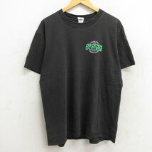 XL/古着 半袖 ビンテージ Tシャツ メンズ 90s スノーモービル CATS PRIDE コットン クルーネック 黒 ブラック 23apr25 中古_画像2