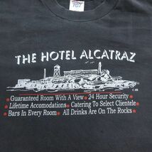 L/古着 半袖 ビンテージ Tシャツ メンズ 00s ホテル ALCATRAZ コットン クルーネック 黒 ブラック 23sep02 中古_画像2