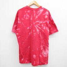 XL/古着 チャンピオン champion 半袖 ビンテージ Tシャツ メンズ 90s ノースイースタン大学 コットン クルーネック 赤他 レッド ブリー_画像2