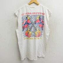 XL/古着 ビンテージ ロック バンド ノースリーブ Tシャツ メンズ 90s レイナードスキナード レーナードスキナード 大きいサイズ コット_画像2