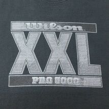 XL/古着 ウィルソン ノースリーブ ビンテージ Tシャツ メンズ 00s ビッグロゴ 大きいサイズ コットン クルーネック 黒 ブラック 23jun1_画像2