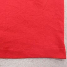 XL/古着 ヘインズ 半袖 ビンテージ Tシャツ メンズ 80s サンタクロース クルーネック 赤 レッド 23jul01 中古_画像7