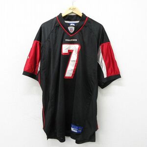 XL/古着 リーボック 半袖 ビンテージ フットボール Tシャツ メンズ 00s NFL アトランタファルコンズ マイケルヴィック 7 大きいサイズ