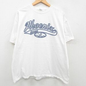 XL/古着 半袖 ビンテージ Tシャツ メンズ 00s フェニックス アリゾナ 大きいサイズ コットン クルーネック 白 ホワイト 23jun24 中古