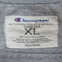 XL/古着 チャンピオン Champion 半袖 ブランド Tシャツ メンズ ボストン カレッジ 大きいサイズ クルーネック グレー 霜降り 23aug22_画像3