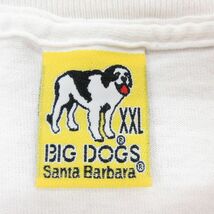 XL/古着 ビッグドッグス 半袖 ビンテージ Tシャツ メンズ 90s 犬 スキー 大きいサイズ コットン クルーネック 白 ホワイト 23aug19 中_画像6