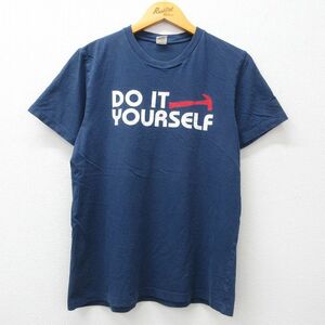 L/ б/у одежда короткий рукав Hollister футболка мужской DO IT YOURSELF хлопок вырез лодочкой темно-синий темно-синий 23jul18 б/у 