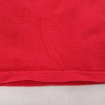 XL/古着 半袖 ビンテージ Tシャツ メンズ 90s バカルディ 酒 スタッフ STAFF 大きいサイズ コットン クルーネック 赤 レッド spe 23may_画像6