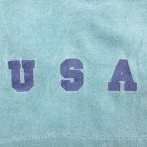 XL/古着 半袖 ビンテージ Tシャツ メンズ 90s 星条旗 マックトラックス 大きいサイズ ロング丈 コットン クルーネック 薄紺系 ネイビー_画像4