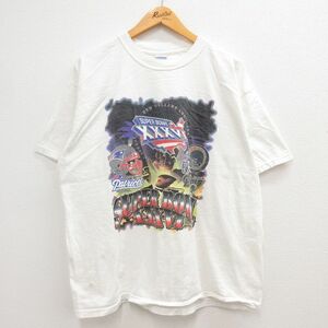 XL/古着 半袖 ビンテージ Tシャツ メンズ 00s NFL ニューイングランドペイトリオッツ セントルイスラムズ 大きいサイズ コットン クル