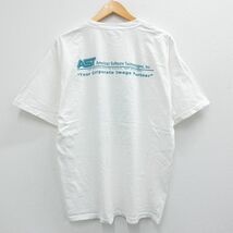 XL/古着 半袖 ビンテージ Tシャツ メンズ 00s PSFCA オールスターゲーム アメフト 大きいサイズ コットン クルーネック 白 ホワイト 23_画像2