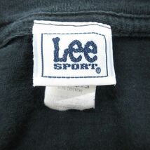 XL/古着 リー Lee 半袖 ビンテージ Tシャツ メンズ 00s MLB シカゴホワイトソックス ワールドシリーズ コットン クルーネック 黒 ブラ_画像4