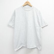 XL/古着 スピード 半袖 ビンテージ Tシャツ メンズ 90s ビッグロゴ 大きいサイズ クルーネック 薄グレー 霜降り 23sep01 中古_画像2