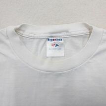 XL/古着 半袖 ビンテージ Tシャツ メンズ 00s リバティ ベネトン イーグルス バスケットボール 大きいサイズ クルーネック 白 ホワイト_画像3