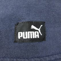 XL/古着 プーマ puma 半袖 ビンテージ Tシャツ メンズ 00s MLB ニューヨークヤンキース 刺繍 大きいサイズ コットン クルーネック 紺_画像3