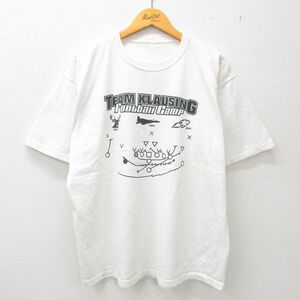 XL/古着 半袖 ビンテージ Tシャツ メンズ 00s ロケット Camp 大きいサイズ クルーネック 白 ホワイト 23may27 中古