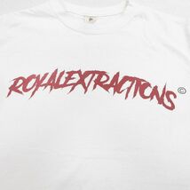 L/古着 半袖 ビンテージ Tシャツ メンズ 90s ROYALEXTRACTIONS クルーネック 白 ホワイト 23jun27 中古_画像2