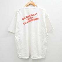 XL/古着 半袖 ビンテージ Tシャツ メンズ 00s フーターズ 大きいサイズ コットン クルーネック 白 ホワイト 23jul28 中古_画像2