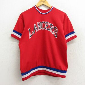 XL/古着 半袖 ビンテージ Tシャツ メンズ 90s ランサーズ クルーネック 赤他 レッド 23jun06 中古