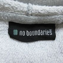 L/古着 no boundaries 長袖 スウェット パーカー メンズ 00s アイルランド 薄グレー 霜降り 23dec15 中古 スエット トレーナー トップ_画像4