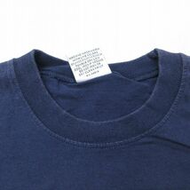 XL/古着 長袖 Tシャツ メンズ 90s MEDICAL 学校 ヒューストン テキサス コットン クルーネック 紺 ネイビー 23jul17 中古_画像4