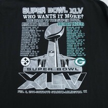 XL/古着 半袖 Tシャツ メンズ NFL ピッツバーグスティーラーズ グリーンベイパッカーズ 大きいサイズ コットン クルーネック 黒 ブラッ_画像4