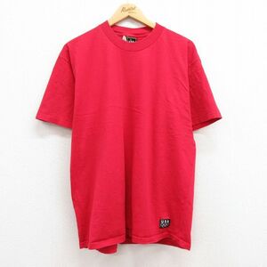 XL/古着 JCペニー 半袖 ビンテージ Tシャツ メンズ 90s USAオリンピック 大きいサイズ コットン クルーネック 赤 レッド 23jun12 中古