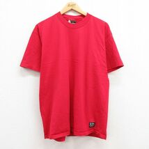XL/古着 JCペニー 半袖 ビンテージ Tシャツ メンズ 90s USAオリンピック 大きいサイズ コットン クルーネック 赤 レッド 23jun12 中古_画像1
