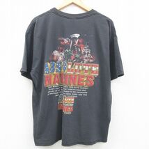 XL/古着 半袖 ビンテージ Tシャツ メンズ 00s ABSOLUTE MARINES ミリタリー 大きいサイズ コットン クルーネック 黒 ブラック 23jun17_画像1