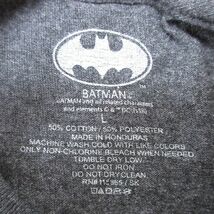 XL/古着 半袖 Tシャツ メンズ DCコミックス バットマン BATMAN バットシグナル クルーネック 濃グレー 霜降り 23apr07 中古_画像3