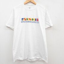 L/古着 半袖 ビンテージ Tシャツ メンズ 00s バッファロー コットン クルーネック 白 ホワイト 23jun08 中古_画像1