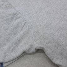 XL/古着 半袖 ビンテージ Tシャツ メンズ 90s MLB ロサンゼルスエンゼルス マスターカード 大きいサイズ コットン Vネック 薄グレー 霜_画像6