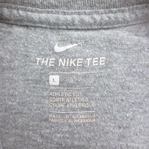 XL/古着 ナイキ NIKE 半袖 ブランド Tシャツ メンズ ミシガン マイケルジョーダン エアジョーダン バスケットボール クルーネック グレ_画像4