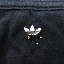 XL/古着 アディダス adidas 半袖 ブランド Tシャツ メンズ ビッグロゴ リーフ トレフォイル 大きいサイズ クルーネック 黒 ブラック 23_画像4