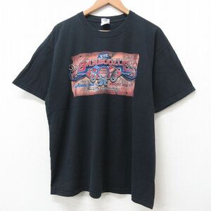 XL/古着 半袖 ビンテージ ロック バンド Tシャツ メンズ 00s フォールアウトボーイ テイキングバックサンデイ コットン クルーネック