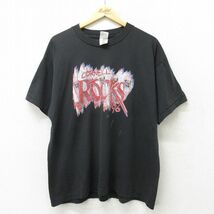 XL/古着 半袖 ビンテージ ロック バンド Tシャツ メンズ 90s コーネル クルーネック 黒 ブラック 23aug23 中古_画像1