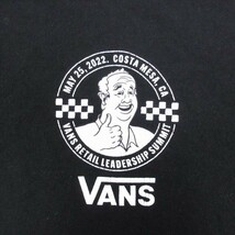 XL/古着 バンズ VANS 半袖 ブランド Tシャツ メンズ コスタメサ スニーカー 大きいサイズ コットン クルーネック 黒 ブラック 23aug19_画像3