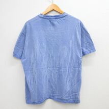 XL/古着 半袖 ビンテージ Tシャツ メンズ 90s 灯台 グァバビーチ クルーネック 薄紺 ネイビー タイダイ 23jun17 中古_画像2