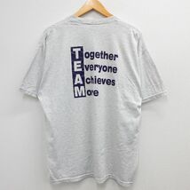 XL/古着 半袖 ビンテージ Tシャツ メンズ 00s Four Star バット 大きいサイズ クルーネック 薄グレー 霜降り 23jun07 中古_画像2