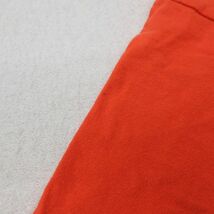 M/古着 半袖 ビンテージ Tシャツ メンズ 90s TACKLE cure 胸ポケット付き マルチプリント コットン クルーネック オレンジ spe 23aug31_画像8