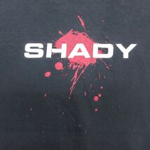 L/古着 半袖 ビンテージ Tシャツ メンズ 00s SHADY クルーネック 黒 ブラック 23sep06 中古_画像2