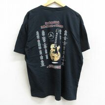 XL/古着 半袖 ビンテージ ロック バンド Tシャツ メンズ 00s ロックンロール ギター ミュージアム AC/DC コットン クルーネック 黒 ブ_画像1