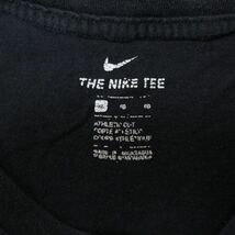 XL/古着 ナイキ NIKE 半袖 ブランド Tシャツ メンズ ビッグロゴ クルーネック 黒 ブラック 23jul13 中古_画像3