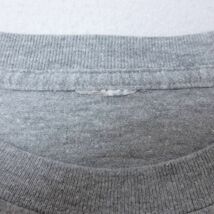 XL/古着 ディッキーズ Dickies 半袖 ブランド Tシャツ メンズ ビッグロゴ 大きいサイズ クルーネック グレー 霜降り 23aug26 中古_画像4