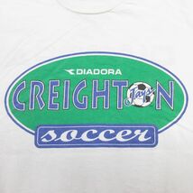 L/古着 半袖 ビンテージ Tシャツ メンズ 00s ディアドラ サッカー コットン クルーネック 白 ホワイト 23jun07 中古_画像3