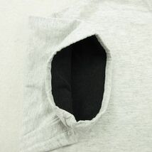 L/古着 半袖 ビンテージ Tシャツ メンズ 90s ノリチャッキー川 ホワイトウォーター ラフティング コットン クルーネック 薄グレー 霜降_画像4